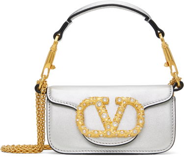 Дамска чанта Valentino Valentino Garavani Locò Micro Bag Металик | 6W2P0Z28LNK, 0