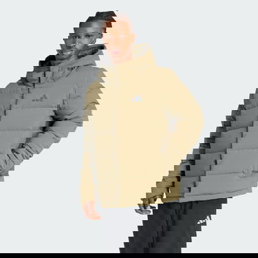 Яке adidas Performance Helionic CLIMAWARM Hooded Down Jacket Зелено | JX0580, 0