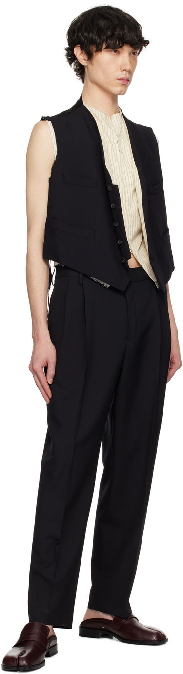 Жилетка Maison Margiela Maison Margiela Raw Edge Waistcoat Черно | S50FB0110 S53915, 4