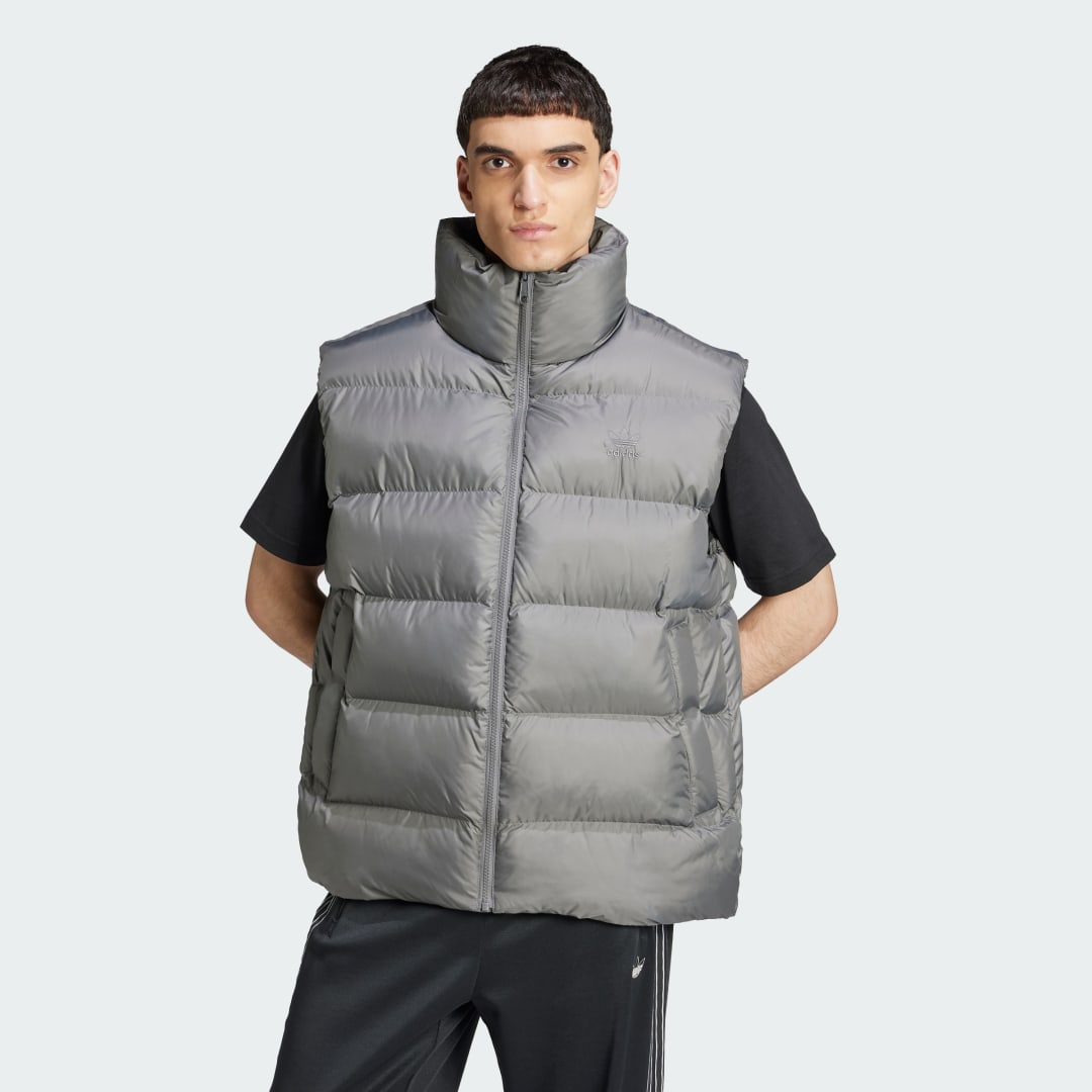 Жилетка adidas Performance Tonal Puffer Vest Сиво | IY3401, 0