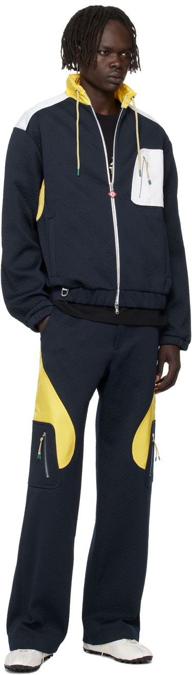 Яке Casablanca Casablanca Jacquard Nylon Jacket Тъмно синьо | MPF25-JK-389-02, 3
