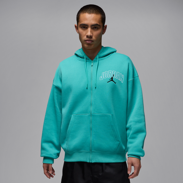 Суитчър Jordan Jordan Brooklyn Fleece Full-Zip Hoodie Тюркоазено | IB7908-392, 0