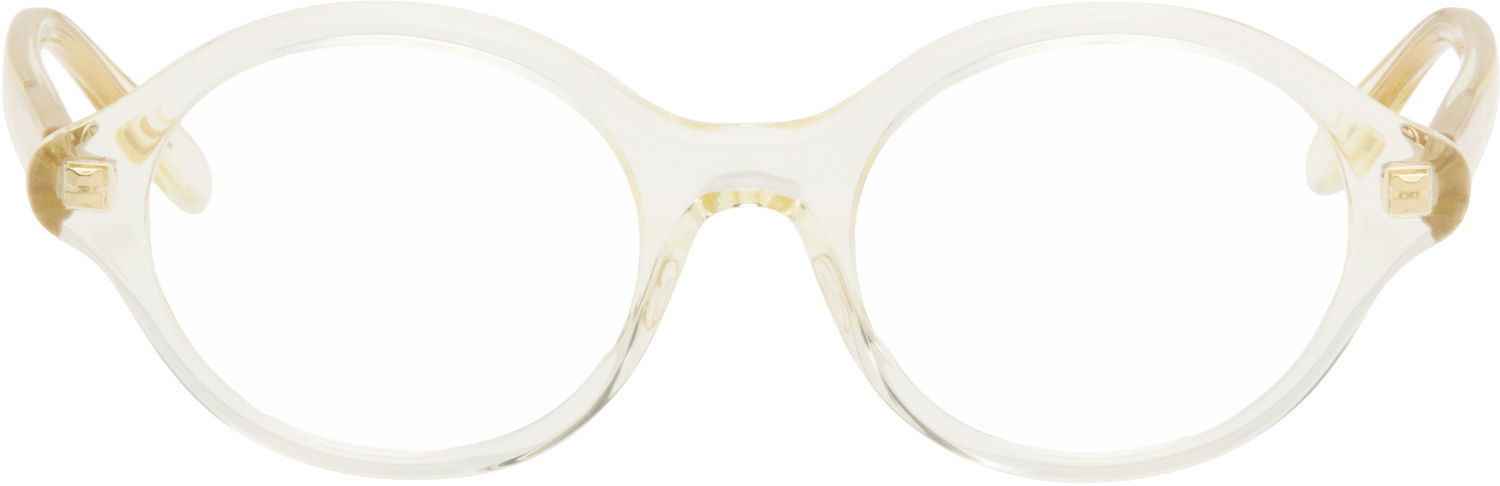 Слънчеви очила Loewe Chunky Rounded Frame Glasses Бежово | LW50100UW50032 192337225307, 0