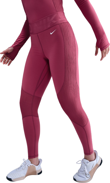 Клинове Nike Pro High-Waisted Leggings Бургунди | hv2508-634, 0