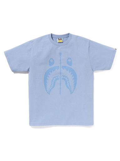 Тениска BAPE Pigment Shark Tee Синьо | 1J30-110-023