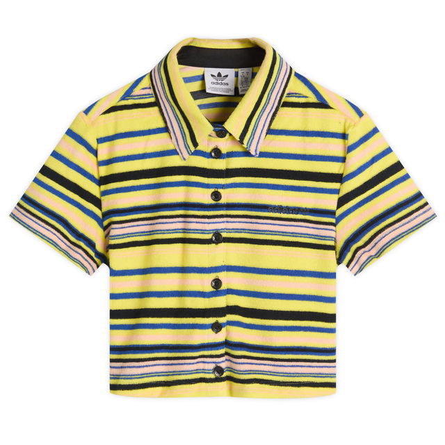 Women's Towel Button-Up T-Shirt, Size Large