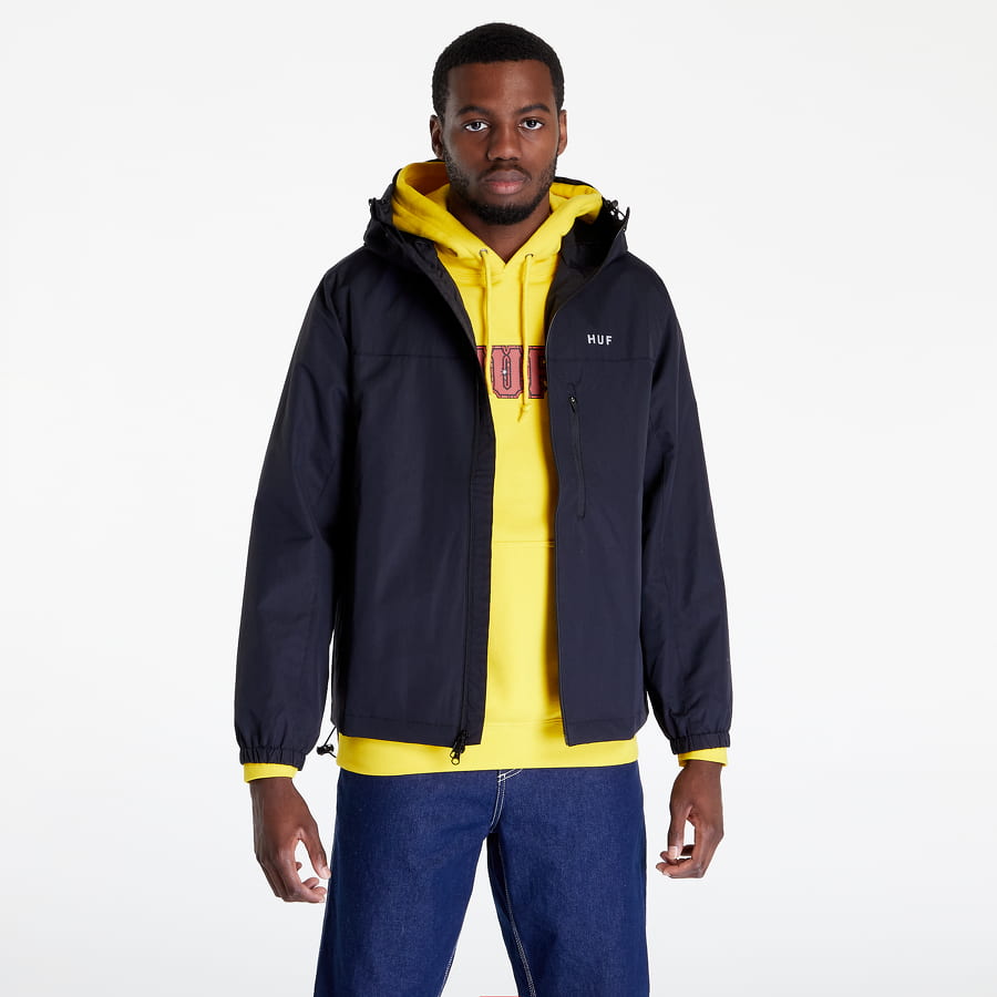 Ветровка HUF Essentials Zip Standard Shell Черно | JK00350 BLACK, 0