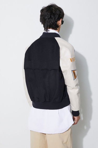 Яке бомбър Baracuta Baracuta Varsity Wool Blend Bomber Jacket Тъмно синьо | BRCPS0996, 2