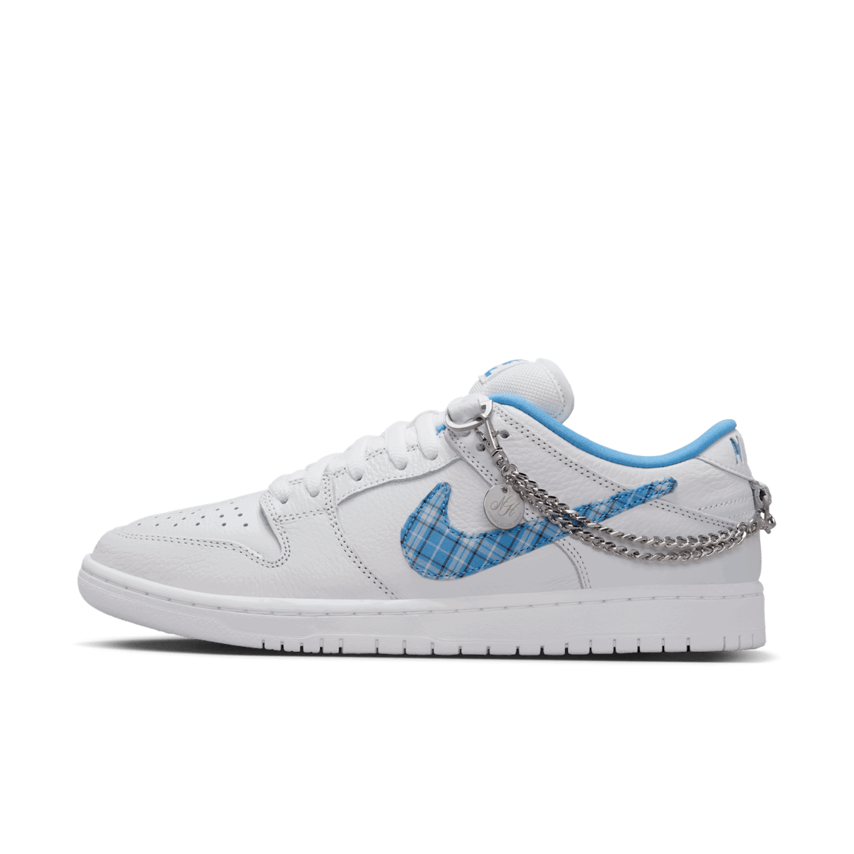 Кецове и обувки Nike SB Nicole Hause x Dunk Low Pro "White & University Blue" Бяло | FZ8802-100, 0