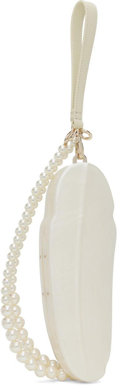 Дамска чанта Simone Rocha Simone Rocha Feather Pearl Bag Бяло | BAG180CB 0773, 2