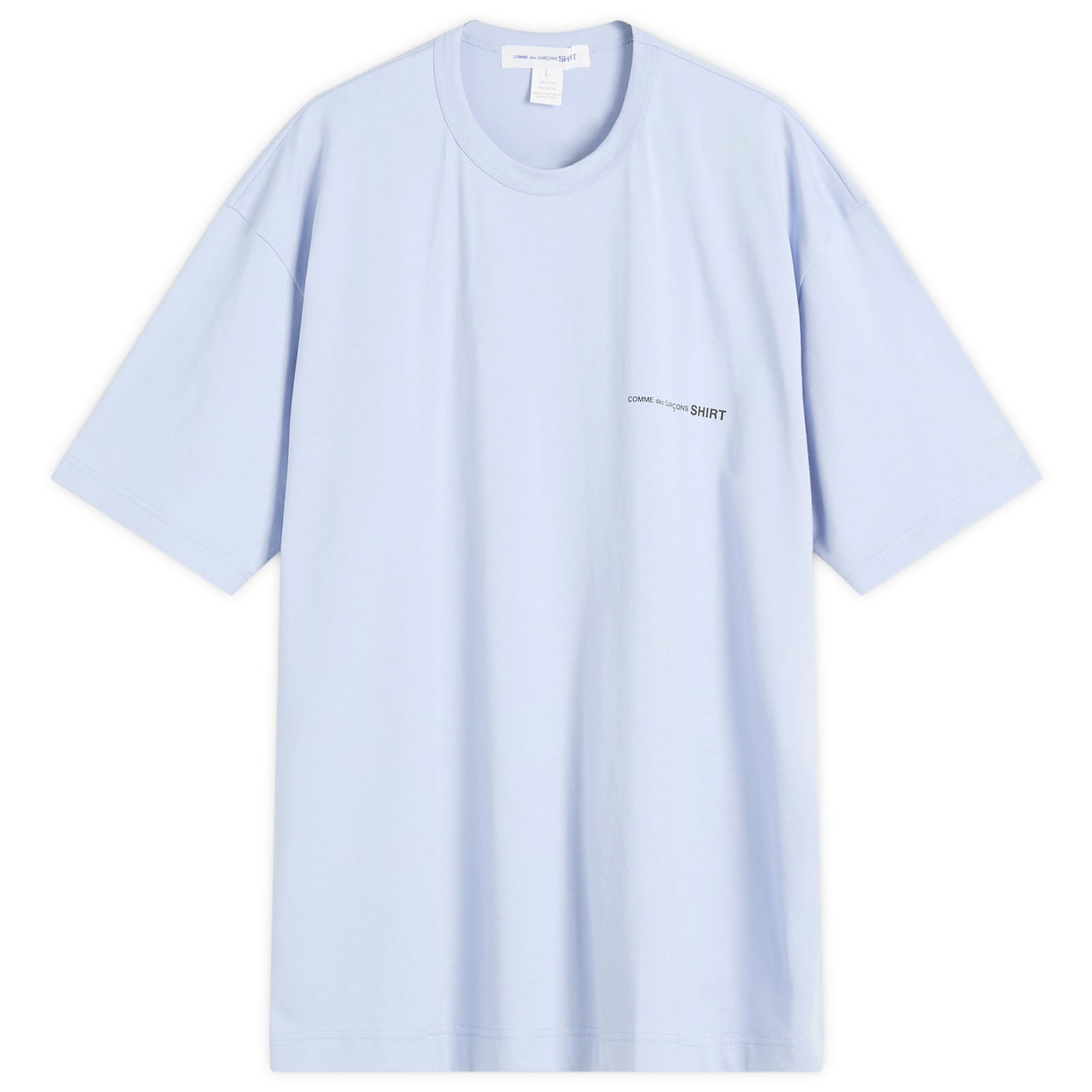 Тениска Comme des Garçons CDG SHIRT Logo T-Shirt, Size Small Синьо | FO-T023-051-1, 0
