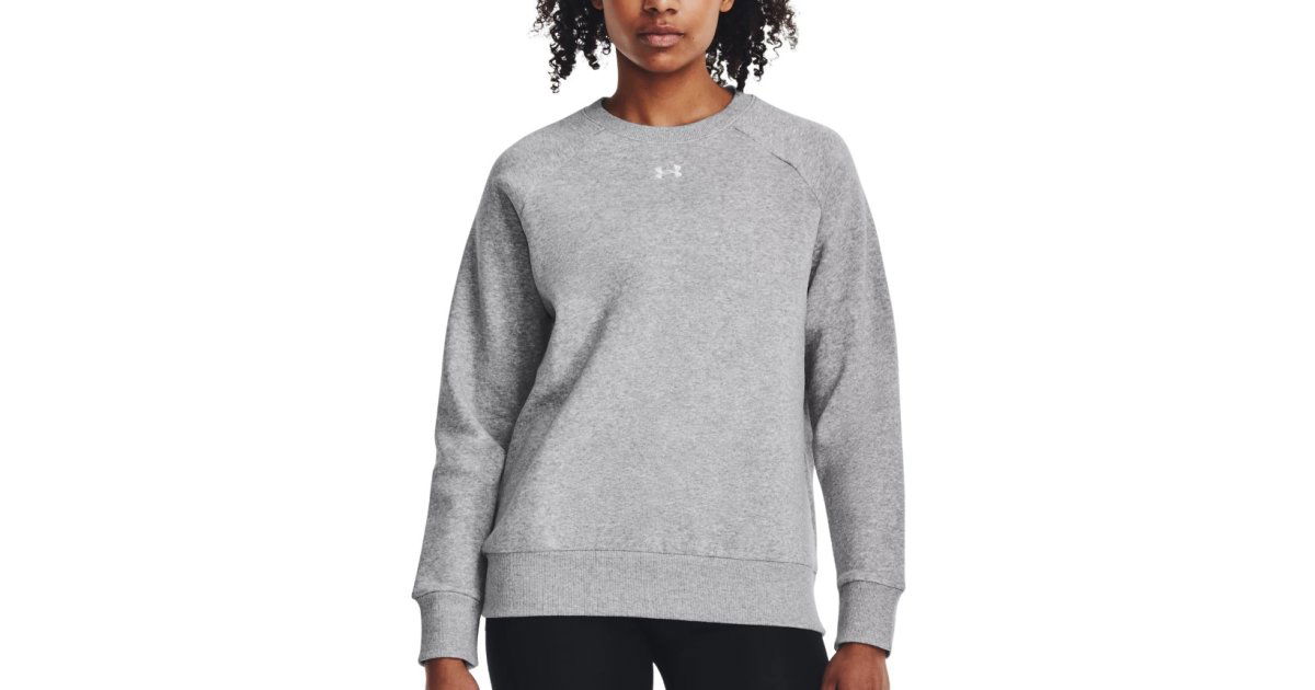 Суитчър Under Armour Rival Fleece Crewneck Сиво | 1379508-012, 1