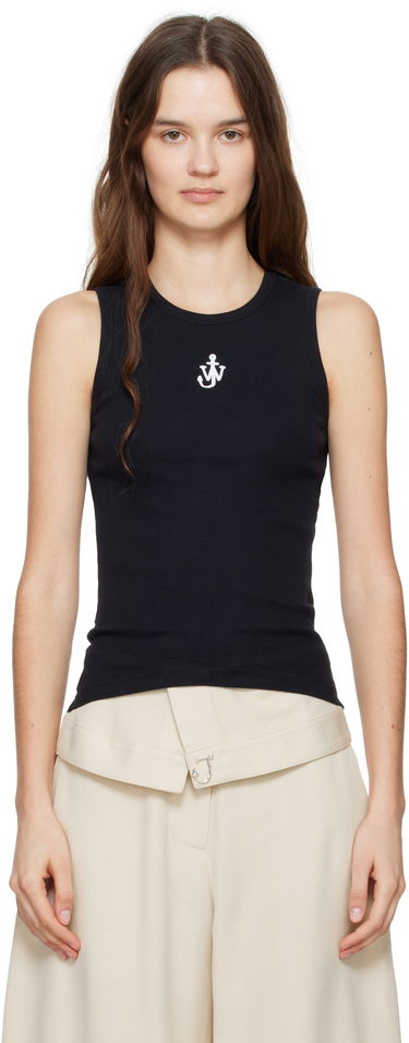 Потник JW Anderson JW Anderson Anchor Logo Ribbed Tank Top Черно | JO0248-PG1717, 0