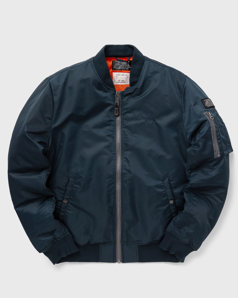 Яке бомбър Schott NYC BOMBER JACKET Тъмно синьо | AIRFORCERS-NAVY