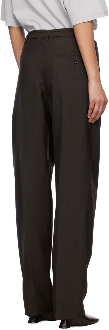 Панталони LEMAIRE Lemaire Belted Tailored Trousers Кафяво | PA1198 LF414, 2