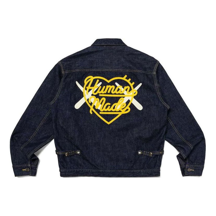 Яке Human Made KAWS Denim Work Jacket Синьо | XX26JK001