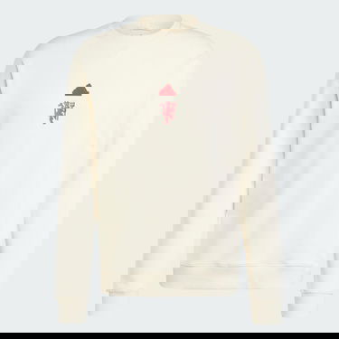 Пуловер adidas Originals Manchester United Lifestyler Бежово | IA8547, 4