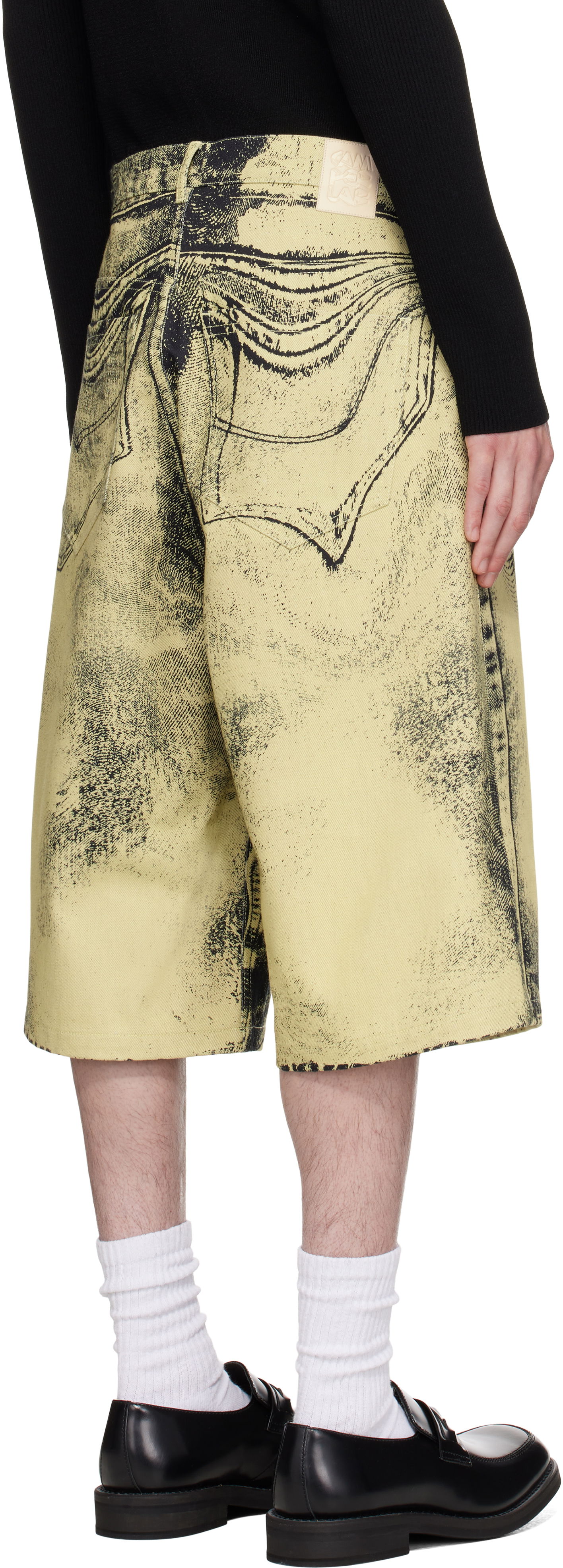 CAMPERLAB Distorted Denim Shorts, 2