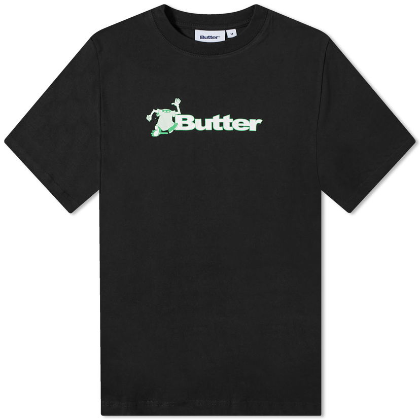 Тениска Butter Goods T-Shirt Logo T-Shirt Черно | BUTTERQ1240011