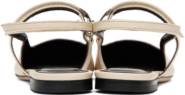 Облекло BY FAR BY FAR Jess Slingback Ballerina Flats Бежово | 23CAJESFCENAP, 1