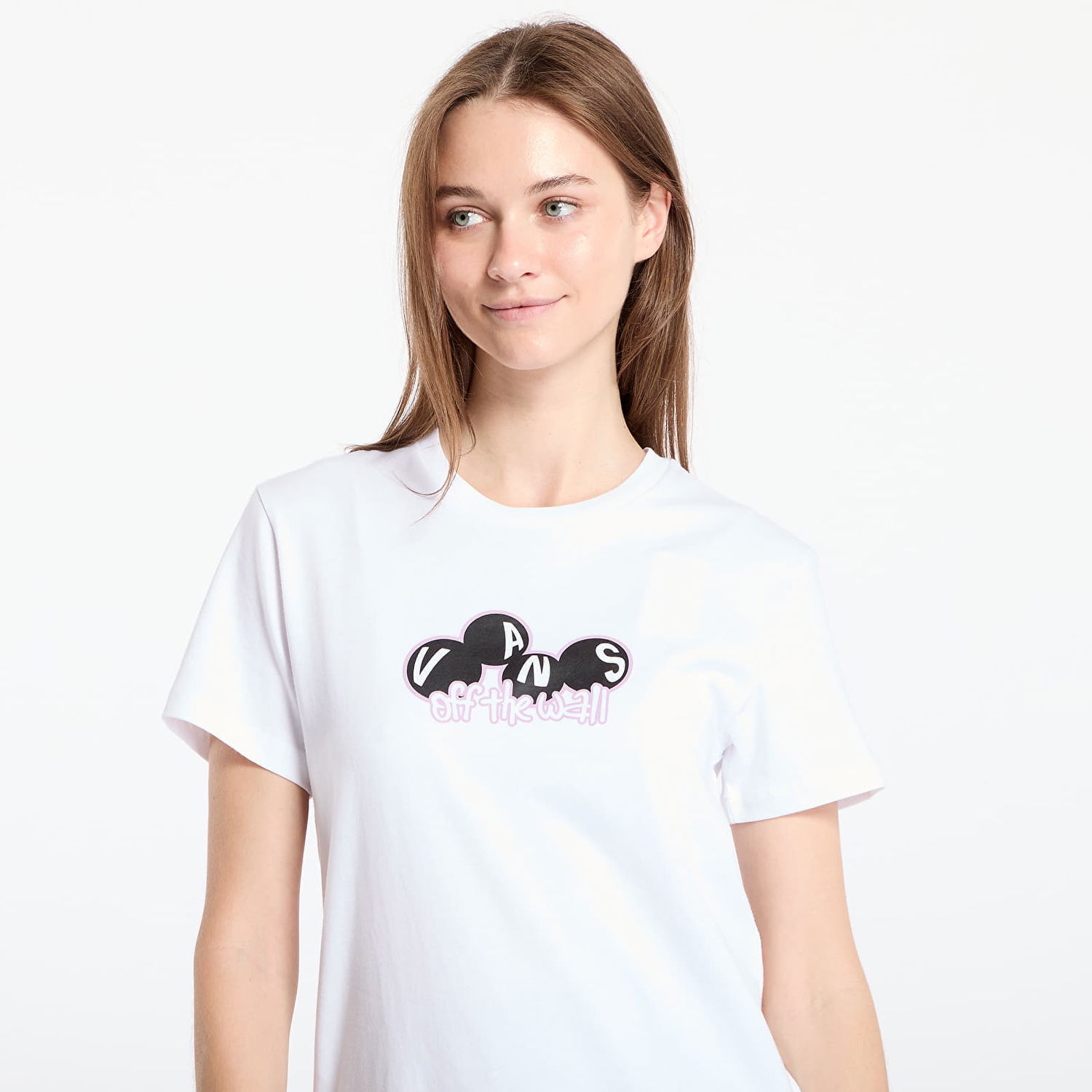 Тениска Vans T-shirt Rolling SS Bff White S Бяло | VN000HHNWHT1, 1