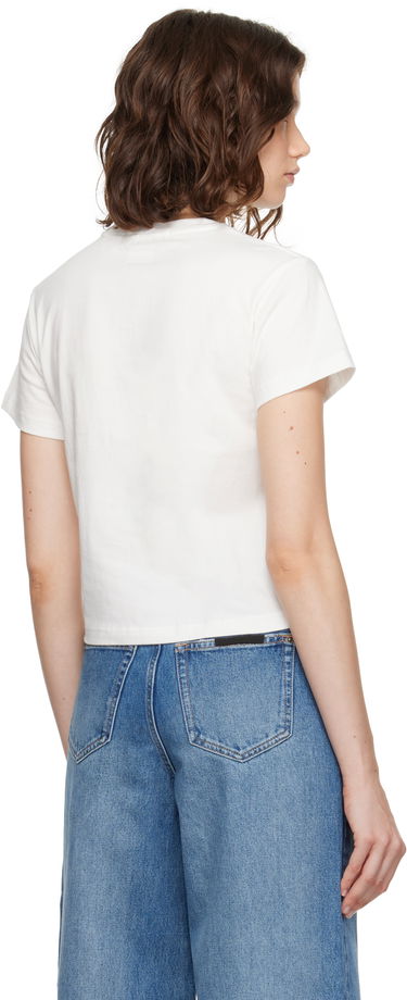 Тениска Ksubi Ksubi Leo Shrunken Short Sleeve T-Shirt Бяло | WPF25TE002, 2