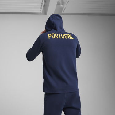 Суитчър Puma Portugal Casuals Men's Full-Zip Hoodie Тъмно синьо | 779554_17, 3