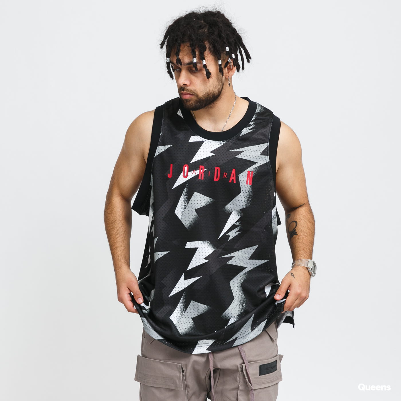 Фланелка Jordan MJ Jumpman AOP Jersey Черно | CZ4738-010, 0