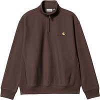 Пуловер Carhartt WIP Half Zip American Script Crewneck Кафяво | I027014.47XX, 0