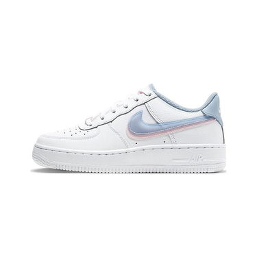 Кецове и обувки Nike Air Force 1 Low LV8 "Double Swoosh" GS Бяло | CW1574-100, 0