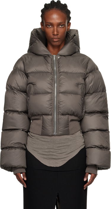 Пухо яке Rick Owens Concordians Hooded Down Jacket Сиво | RP02E4775 NPD3, 0