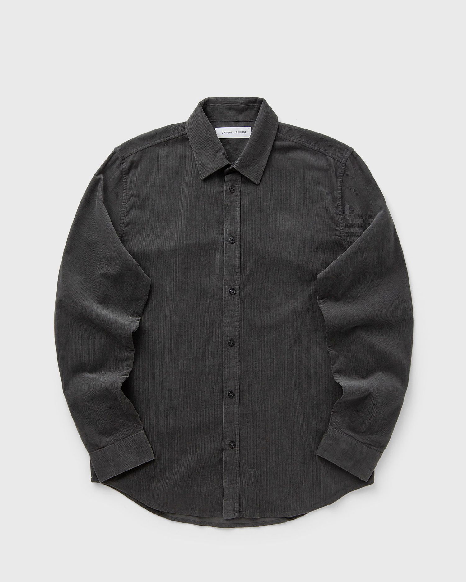 Риза Samsoe Samsoe SALIAM NX Corduroy Button-Up Shirt Сиво | M10000028-BLACK-OYSTER, 0