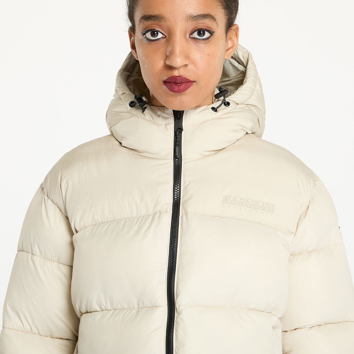 Яке Napapijri Jacket Hornelen Jacket Beige/ Silver S Бяло | NP0A4GWCN901, 1