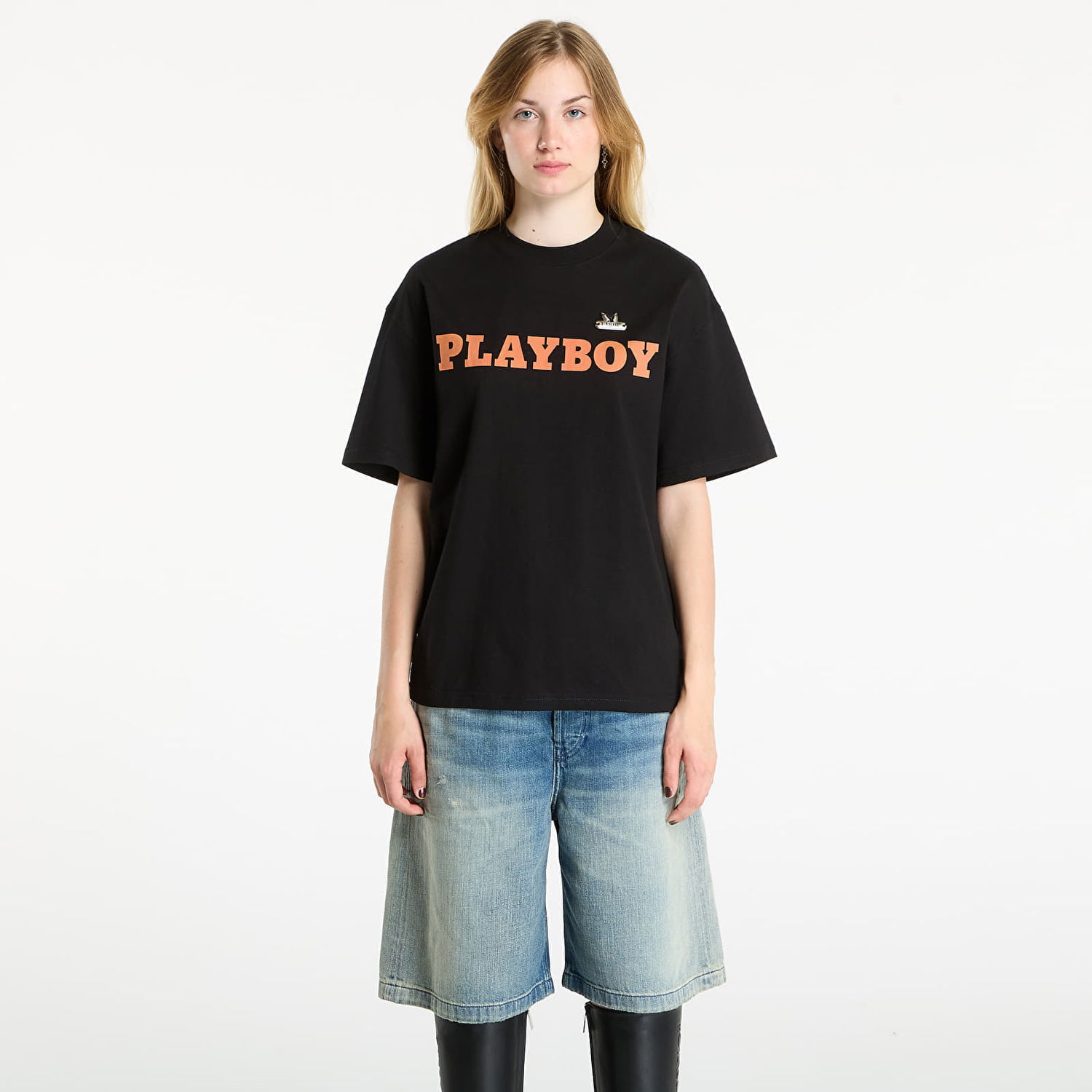 Тениска Footshop Playboy x FTSHP Babe T-Shirt UNISEX Black Черно | FTSHP_529, 1