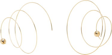 Обеци Alaïa ALAÏA Thin Spiral Earrings Металик | AA2B128LA043, 1