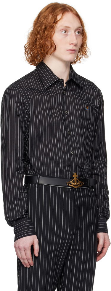 Риза Vivienne Westwood Vivienne Westwood Pinstripe Button-Down Shirt Черно | 2401000J-W0126-, 1
