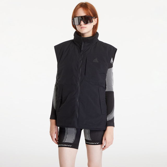 City Escape Reversible Vest Black/ Black