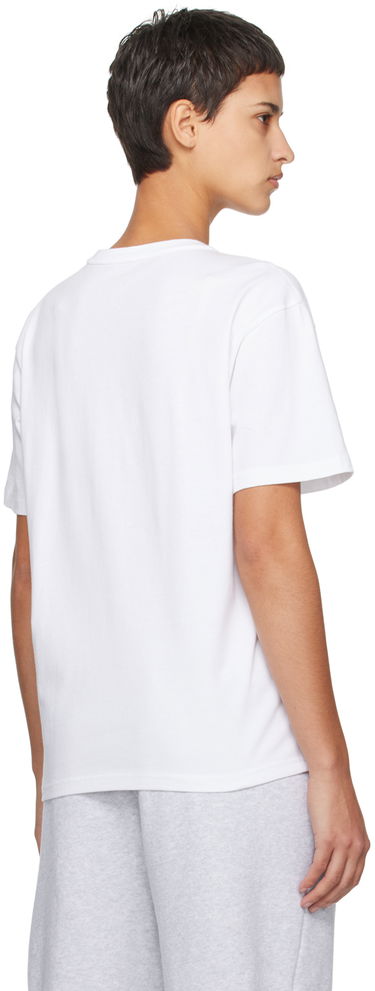 Тениска Alexander Wang Puff Logo T-Shirt Бяло | 4CC3221357, 2