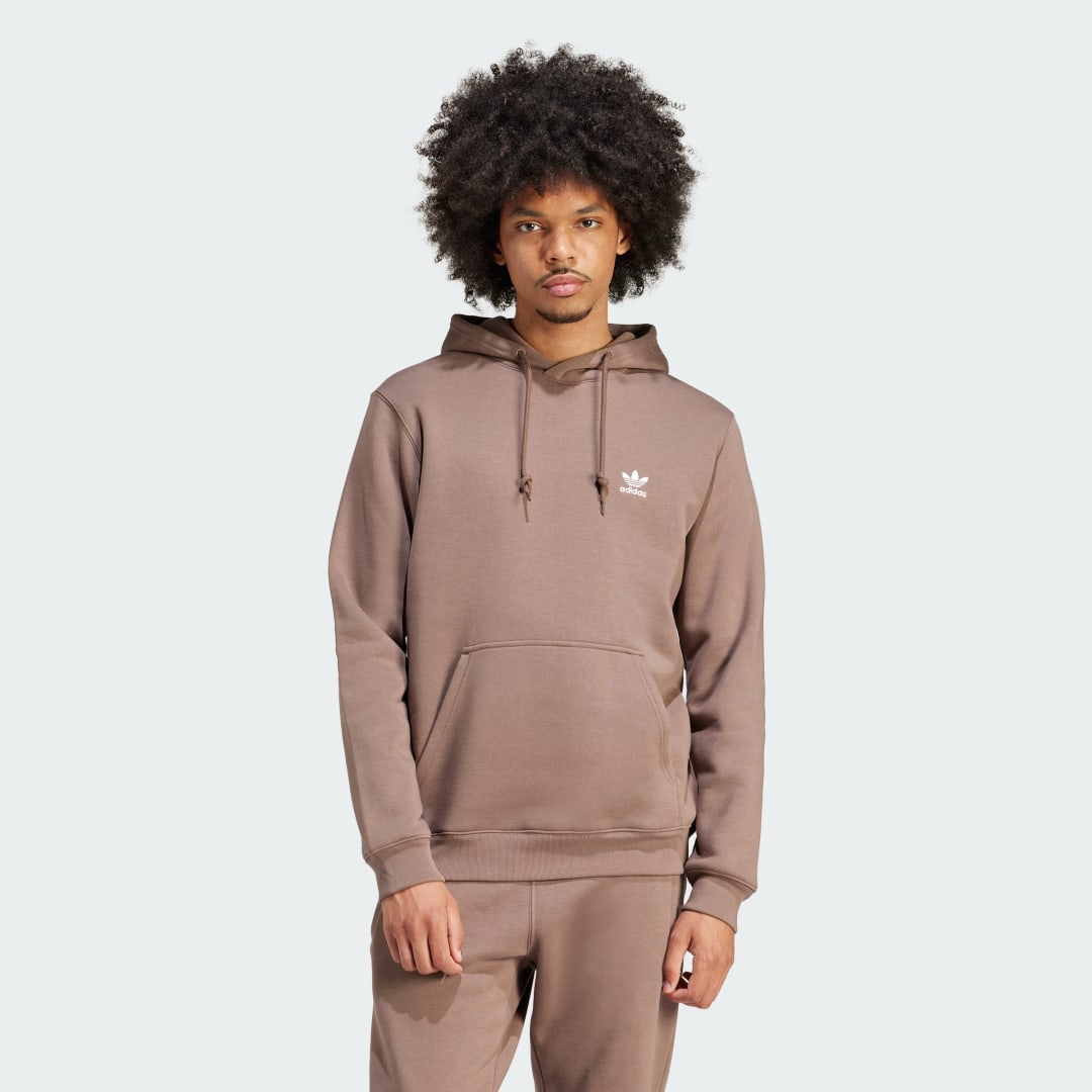 Суитчър adidas Originals Trefoil Essentials Hoodie Бежово | IR7786, 1