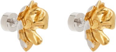 Обеци Marni Flower Earrings Металик | ORMV0508N2 M2000, 1