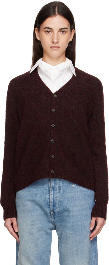 Пуловер Maison Margiela Maison Margiela Wool Cardigan Бургунди | S51HP0023 M13154, 0