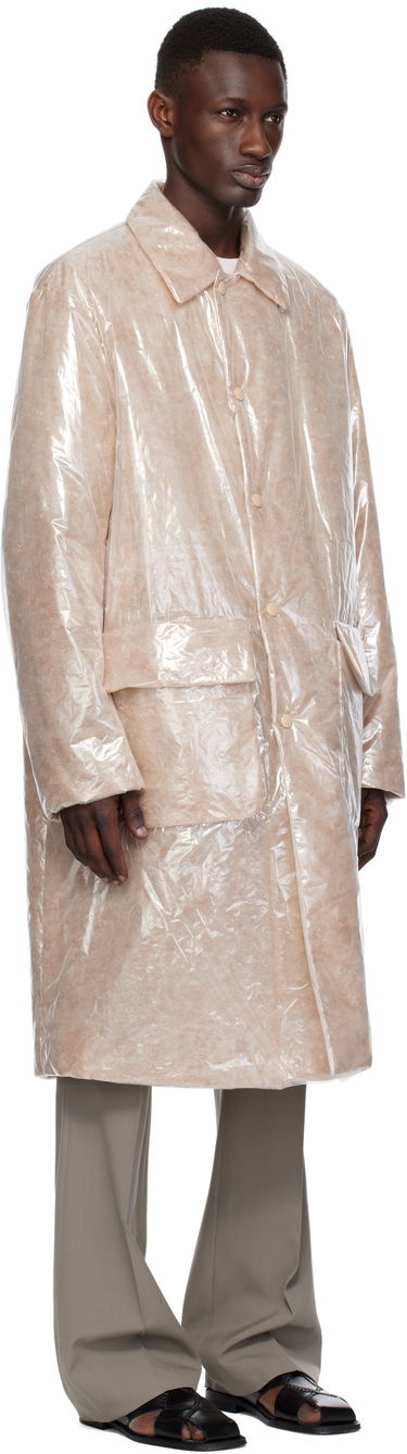 Дъждобран Dries Van Noten Dries Van Noten Loose Fit Mac Coat Бежово | 251-020222-1257, 1