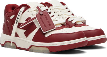 Кецове и обувки Off-White Out Of Office Calf Leather Бургунди | OWIA259F25LEA0020326, 3