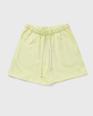 Къси панталони New Balance Athletics French Terry Short Жълто | WS41508-LLT, 0