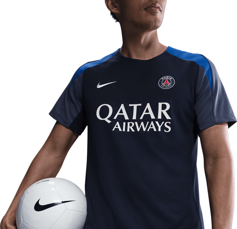 Тениска Nike PSG Strike Short Sleeve Top Тъмно синьо | hj7758-411
