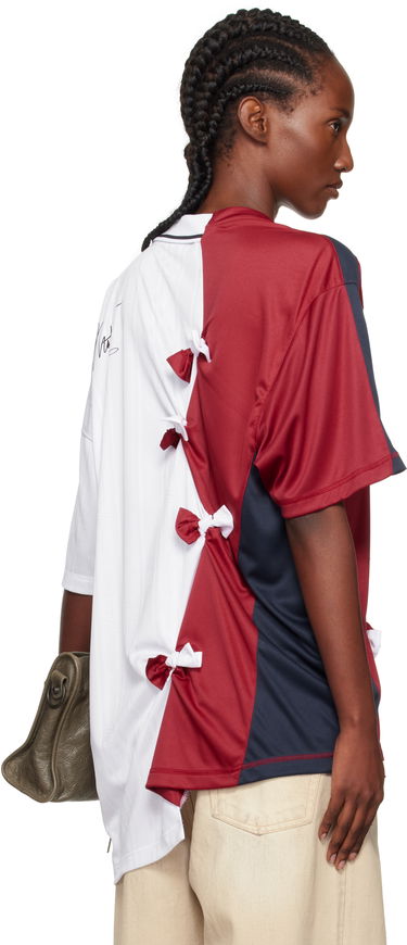 Тениска Martine Rose Martine Rose Collage Football Top Червено | 189JT14053, 2