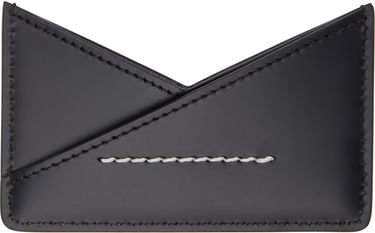 Портфейл Maison Margiela MM6 Maison Margiela Triangle Card Holder Кафяво | SA6UI0014 P7183, 2