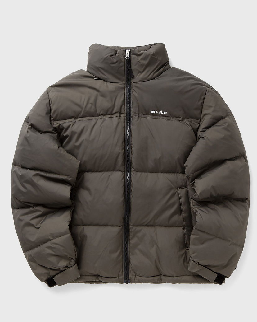 Пухо яке ØLÅF Puffer Jacket Зелено | W180608-CHARCOAL