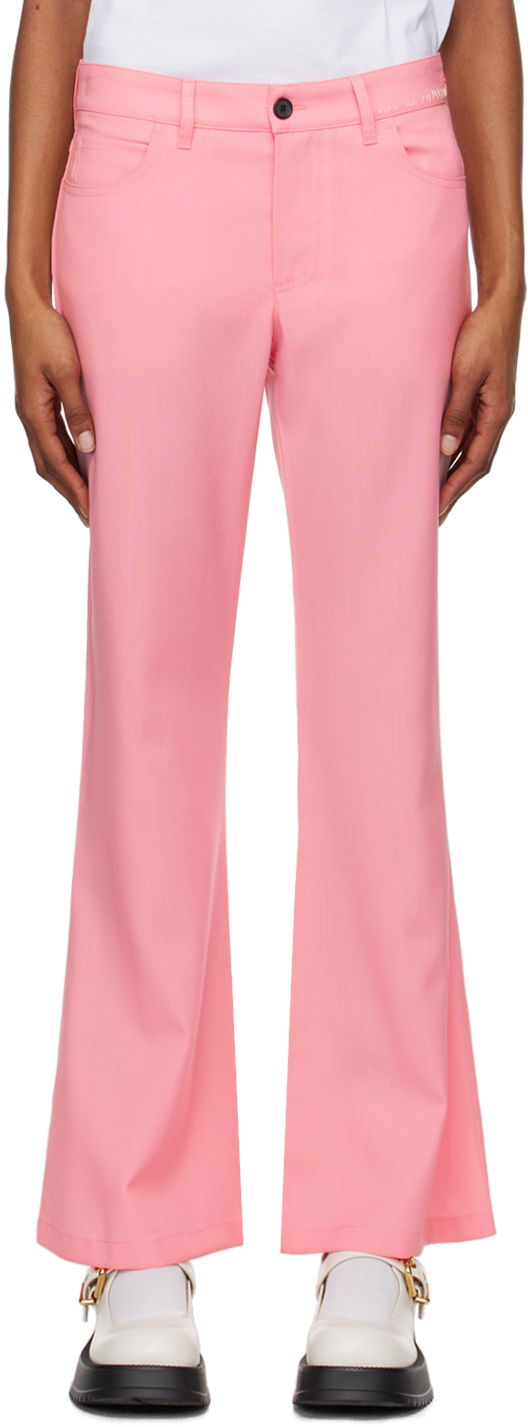 Панталони Marni Marni Flared Trousers Розово | PAMA0491S0 UTWA20