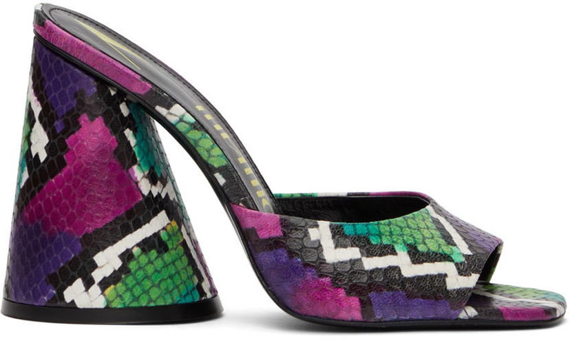 Pокля The Attico Attico Luz Heeled Sandals Многоцветен | 227WS502 EL003
